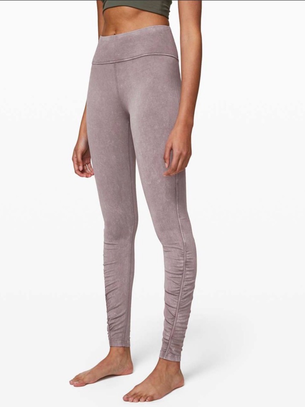 LULULEMON EUC INNER GLOW TIGHT 28”/washed half moon